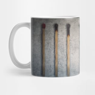 Match sticks burn stages Mug